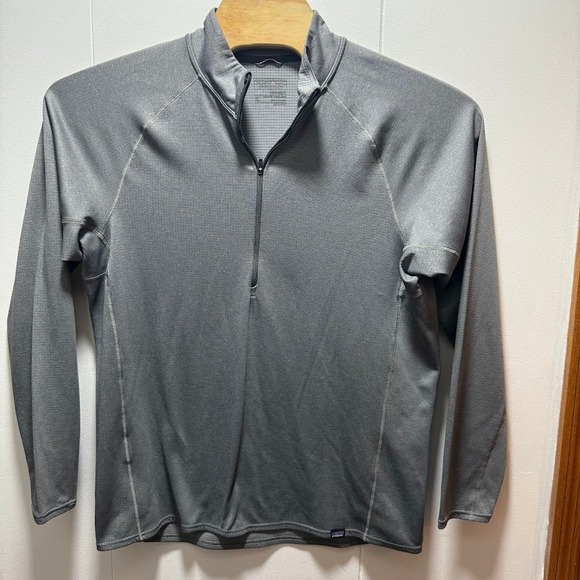 Patagonia Other - Patagonia Capilene Midweight‎ 1/4 Zip Baselayer Mens XL Grey Polartec Pullover